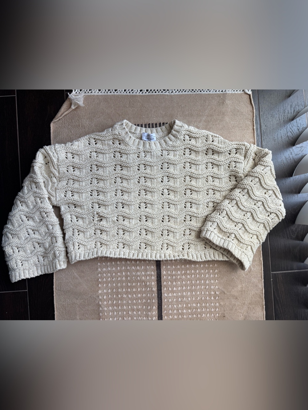 And Other Stories Heavyweight Crop Knit Sweater